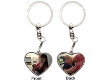 Load image into Gallery viewer, Keychain Heart Double Sided