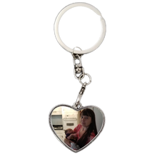 Load image into Gallery viewer, Keychain Heart Double Sided