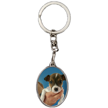 Load image into Gallery viewer, Keychain Oval Double Sided